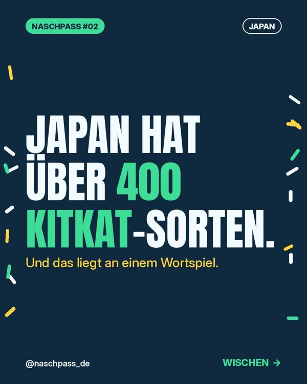 Japan hat über 400 KitKat-Sorten.